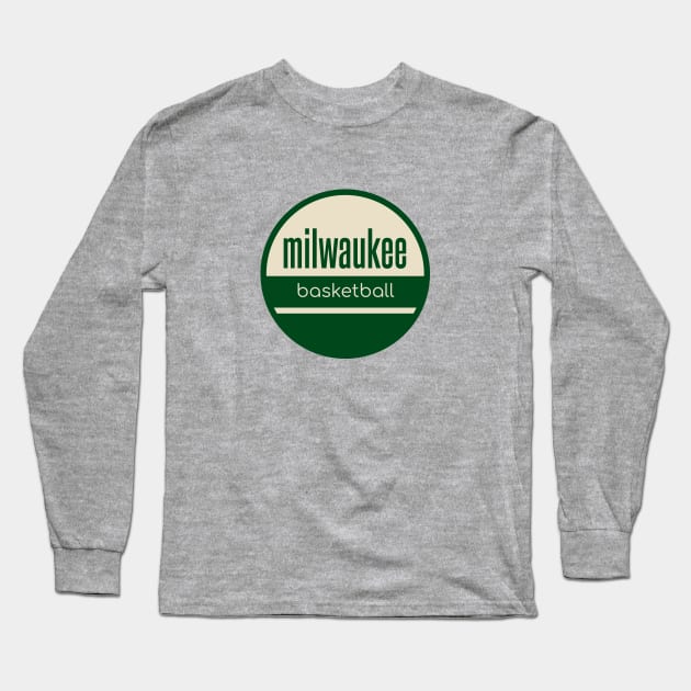 milwaukee bucks basketball Long Sleeve T-Shirt by BVHstudio